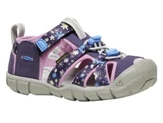 Keen Seacamp sandal lilla med blomster til piger